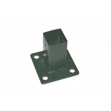 Metalen bodemplaat vierkant 10x10 cm groen 103570